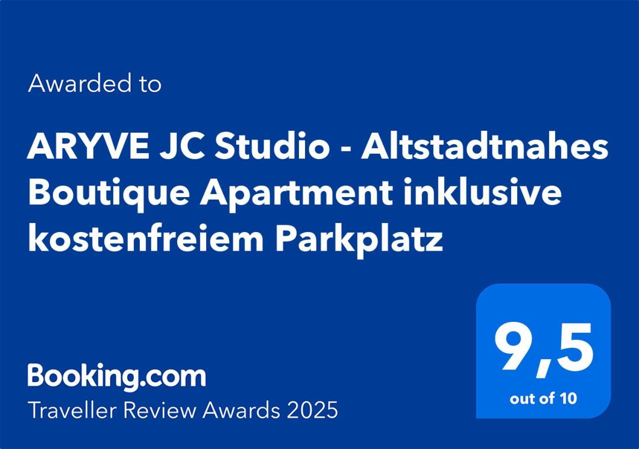 Aryve Jc Studio - Altstadtnahes Boutique Apartment Inklusive Kostenfreiem Parkplatz Erfurt Eksteriør bilde